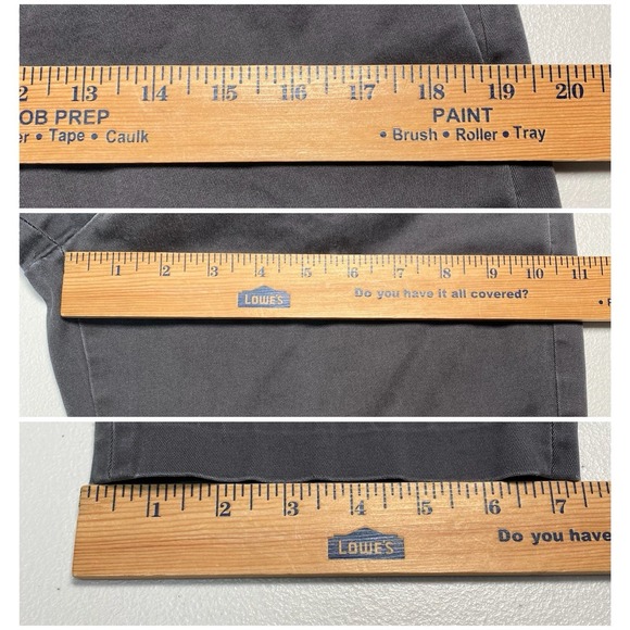 Banana Republic Aiden Slim Fit Chinos 33x30 (32x29) Rapid Movement Gray Preppy - Picture 5 of 8